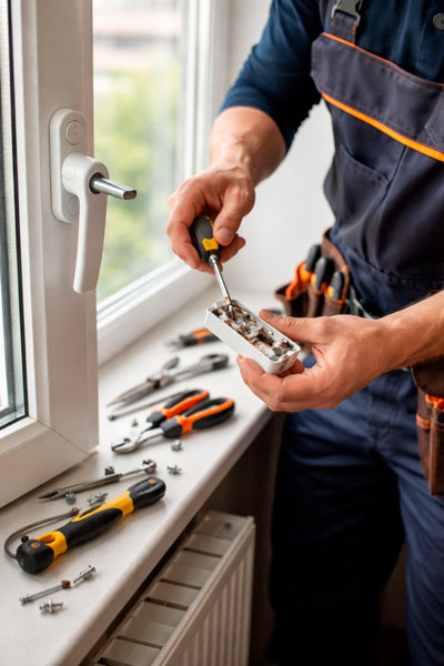 Ручка окна прокручивается и не закрывает створку